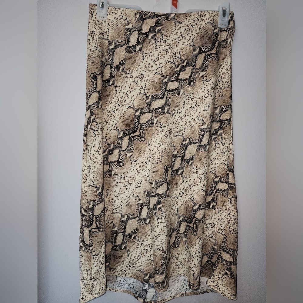  Rachel Zoe Snake Print Skirt